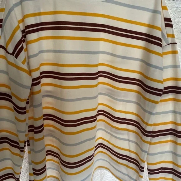 Copper Key Girls size L (12) Ruby Striped Long Tee - Picture 4 of 6